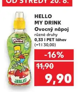 Kaufland Hello My Drink nabídka
