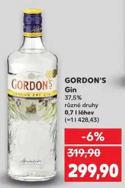 Kaufland Gordon’s Gin nabídka