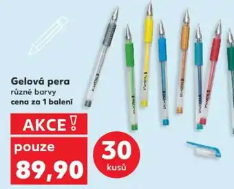 Kaufland Gelová pera nabídka