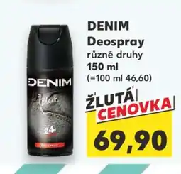Kaufland DENIM Deospray nabídka