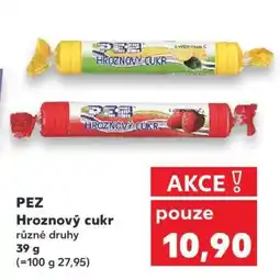 Kaufland PEZ hroznový cukr nabídka