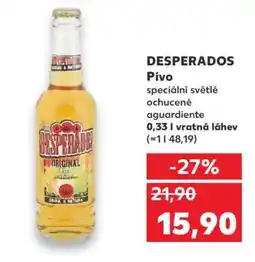 Kaufland DESPERADOS Pivo nabídka