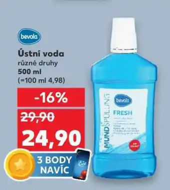 Kaufland Bevola Ústní voda nabídka