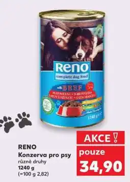 Kaufland RENO Konzerva pro psy nabídka
