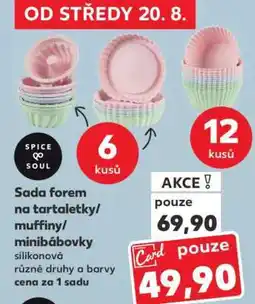 Kaufland Sada forem na tartaletky/muffiny/minibábovky nabídka