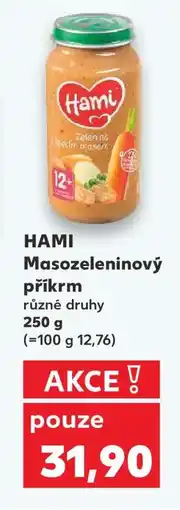 Kaufland Hami masozeleninový příkrm nabídka