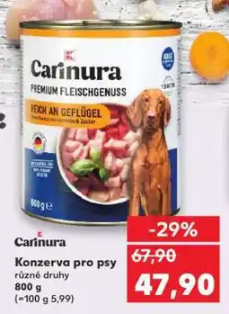 Kaufland Carinura Konzerva pro psy nabídka