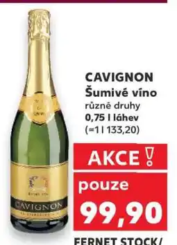 Kaufland CAVIGNON Šumivé víno nabídka