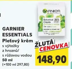 Kaufland GARNIER ESSENTIALS Pleťový krém nabídka