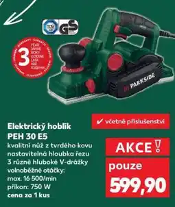 Kaufland Elektrický hoblík PEH 30 E5 nabídka