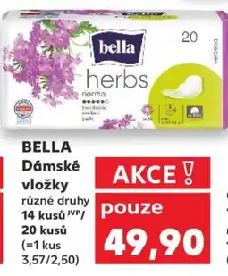 Kaufland BELLA Dámské vložky nabídka