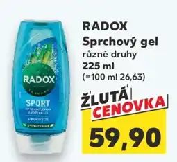 Kaufland Radox sprchový gel nabídka