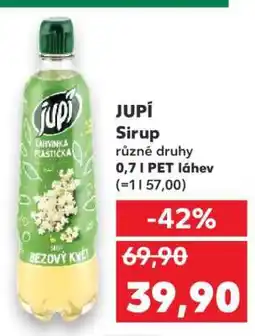 Kaufland Jupí sirup nabídka