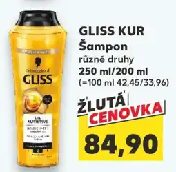 Kaufland Gliss Kur ŠAMPON nabídka