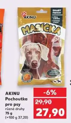 Kaufland AKINU Pochoutka pro psy nabídka