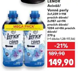 Kaufland LENOR Aviváž / Vonné perly nabídka