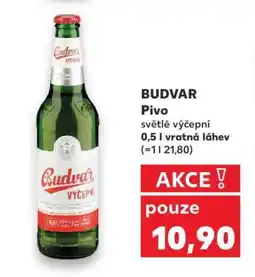 Kaufland BUDVAR Pivo nabídka