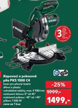 Kaufland Kapovací a pokosová pila PKS 1500 C4 nabídka