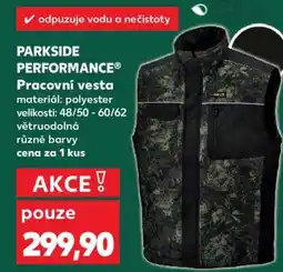 Kaufland PARKSIDE PERFORMANCE Pracovní vesta nabídka