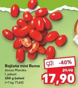 Kaufland Rajčata mini Roma nabídka