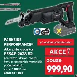 Kaufland PARKSIDE PERFORMANCE Aku pila ocaska PSSAP 2028 B2 nabídka