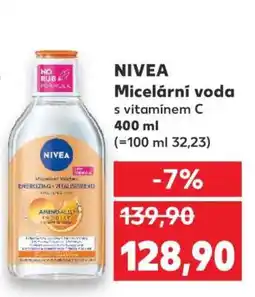 Kaufland NIVEA Micelární voda s vitamínem C 400 ml nabídka