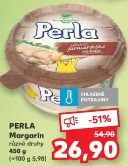 Kaufland PERLA Margarín různé druhy nabídka