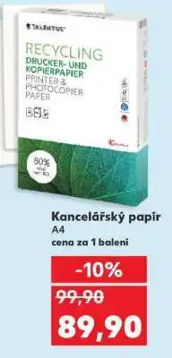 Kaufland Kancelářský papír A4 nabídka