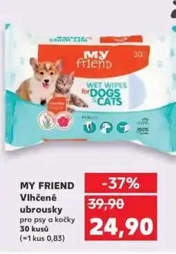 Kaufland My Friend vlhčené ubrousky nabídka