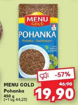 Kaufland Menu Gold pohanka nabídka