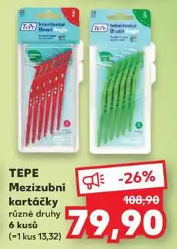 Kaufland TePe mezizubní kartáčky nabídka