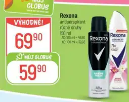 Globus Rexona antiperspirant různé druhy nabídka