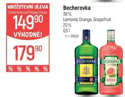 Globus Becherovka nabídka