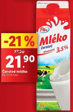Lidl Čerstvé mléko, 1 l nabídka