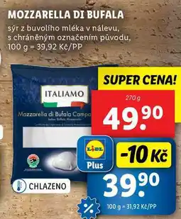 Lidl MOZZARELLA DI BUFALA, 270 g nabídka