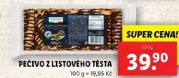 Lidl PEČIVO Z LISTOVÉHO TĚSTA, 200 g nabídka
