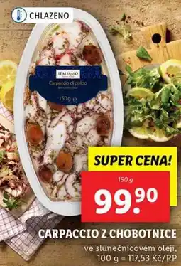 Lidl CARPACCIO Z CHOBOTNICE, 150 g nabídka