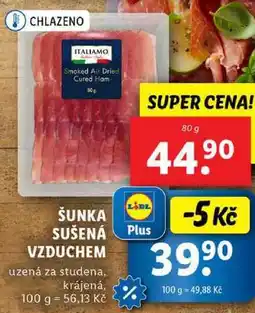 Lidl ŠUNKA SUŠENÁ VZDUCHEM, 80 g nabídka