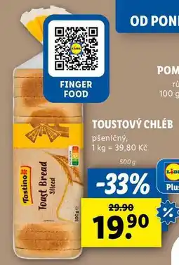 Lidl TOUSTOVÝ CHLÉB, 500 g nabídka