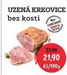 RABBIT řeznictví UZENÁ KRKOVICE bez kosti 100g nabídka