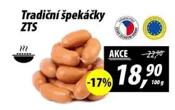 ZEMAN Tradiční špekáčky ZTS, 100 g nabídka