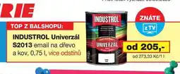 Ráj drogerie INDUSTROL Univerzál S2013 email na dřevo a kov, 0,75 I, více odstínů nabídka