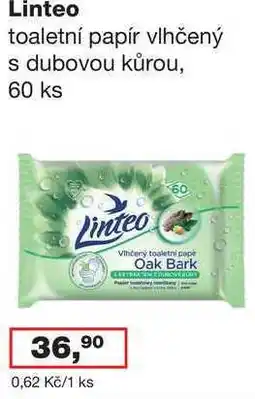 Ráj drogerie Linteo toaletní papír vlhčený s dubovou kůrou, 60ks nabídka