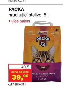 Ráj drogerie PACKA hrudkující stelivo, 5l nabídka