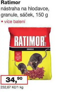 Ráj drogerie Ratimor nástraha na hlodavce, granule, sáček, 150 g nabídka