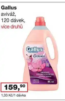 Ráj drogerie Gallus aviváž, 120 dávek, více druhů nabídka