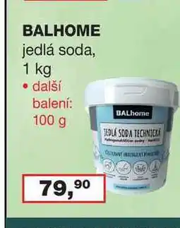 Ráj drogerie BALHOME jedlá soda, 1 kg nabídka