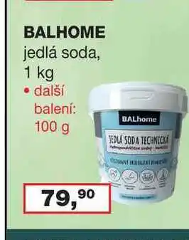 Ráj drogerie BALHOME jedlá soda, 1 kg nabídka