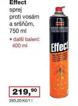 Ráj drogerie Effect sprej proti vosám a sršňům, 750 ml nabídka