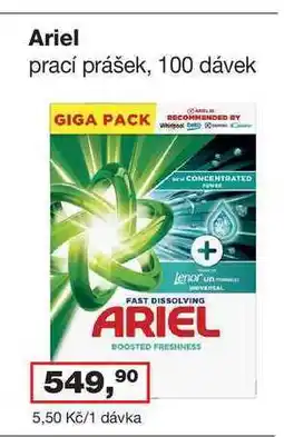 Ráj drogerie Ariel prací prášek, 100 dávek nabídka